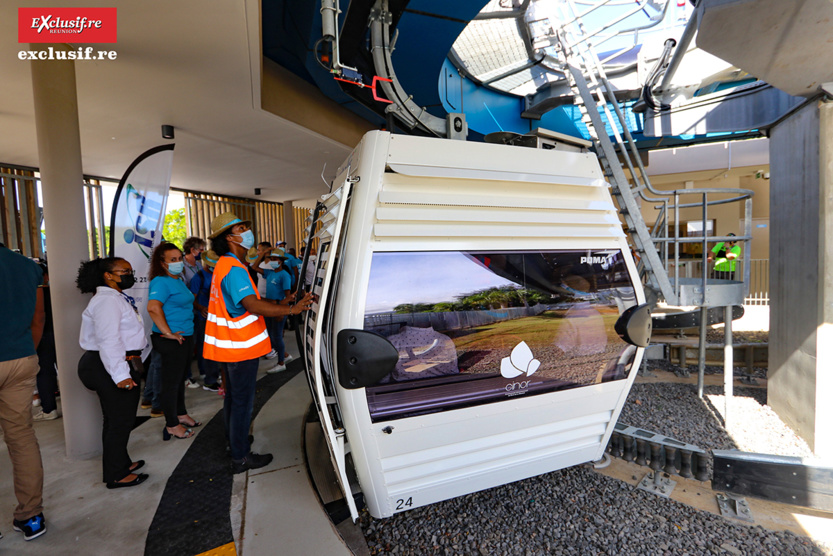 Inauguration du Téléférik Le Chaudron/Bois de Nèfles à Saint-Denis Inauguration du Téléférik Le Chaudron/Bois de Nèfles à Saint-Denis