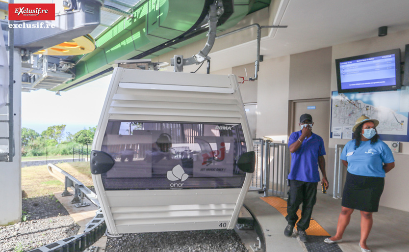 Inauguration du Téléférik Le Chaudron/Bois de Nèfles à Saint-Denis Inauguration du Téléférik Le Chaudron/Bois de Nèfles à Saint-Denis