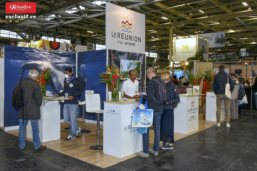 Au stand de l'île de La Réunion...