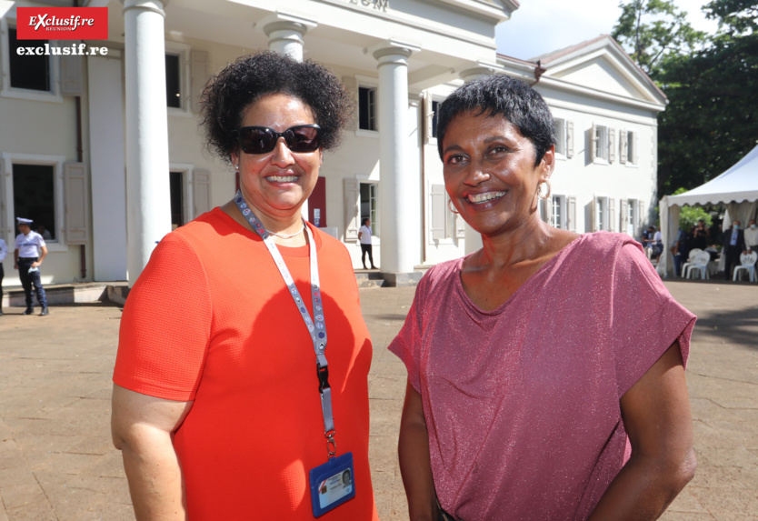 Ericka Bareigts (à droite), maire de Saint-Denis, était présente Ericka Bareigts (à droite), maire de Saint-Denis, était présente