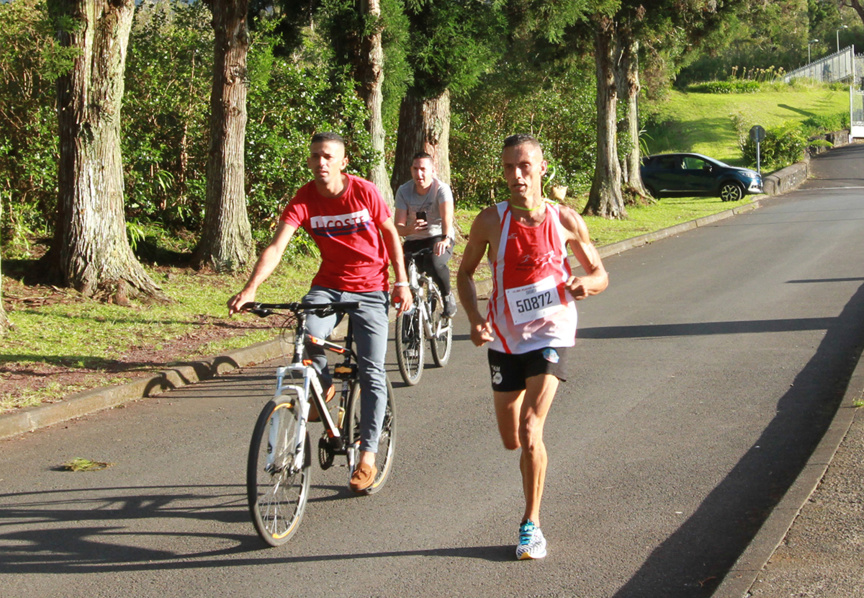 Didier Baret 2ème de la course