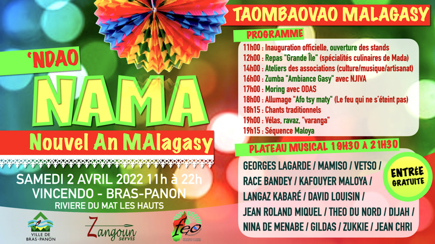 Samedi, la fête malgache à Bras Panon pour le Nouvel An Malagasy Samedi, la fête malgache à Bras Panon pour le Nouvel An Malagasy