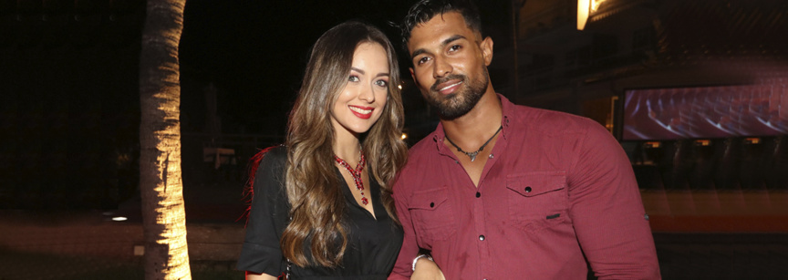 Couple glamour: Morgane Lebon et Loïc Rosseto