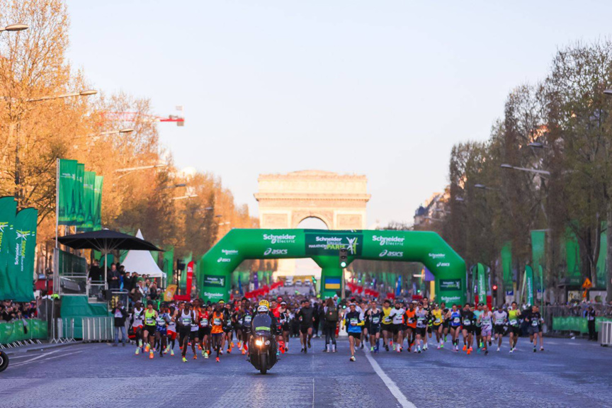 Le départ du Marathon de Paris sur la plus belle avenue du monde (Photo DR)