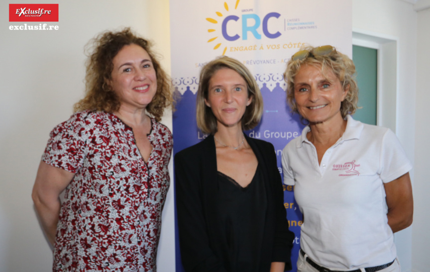 Anne Bergougnoux, représentante Odysséa France, Nathalie Ho Pun Cheung et Nathalie Bourcier