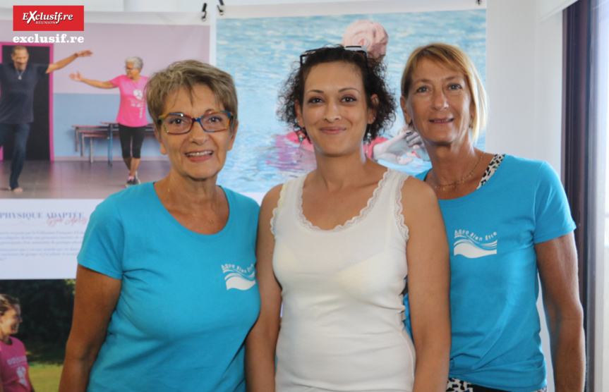 Les représentantes de l'association Aqua Bien Etre Les représentantes de l'association Aqua Bien Etre