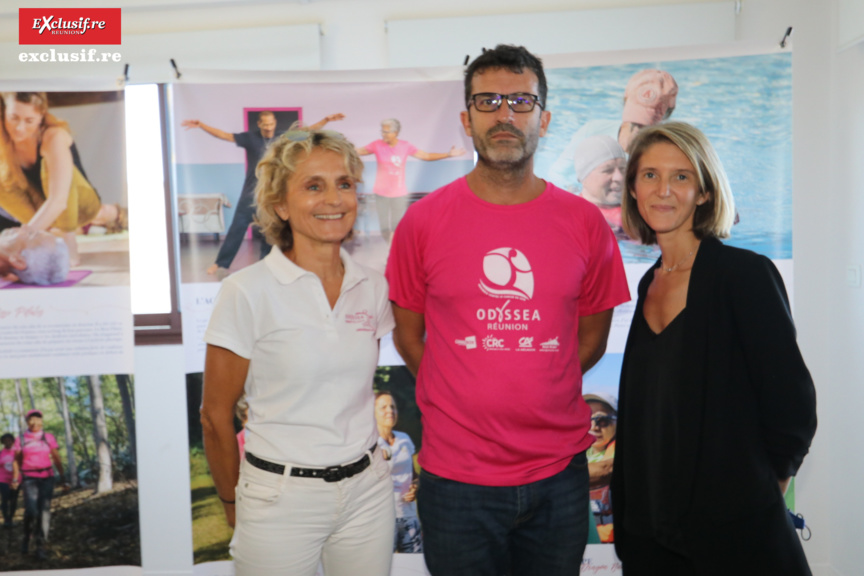 Nathalie Bourcier, présidente de Run Odysséa, Luc Bizouerne, directeur de Run Odysséa, et Nathalie Ho Pun Cheung, responsable marketing et communication du Groupe CRC Nathalie Bourcier, présidente de Run Odysséa, Luc Bizouerne, directeur de Run Odysséa, et Nathalie Ho Pun Cheung, responsable marketing et communication du Groupe CRC