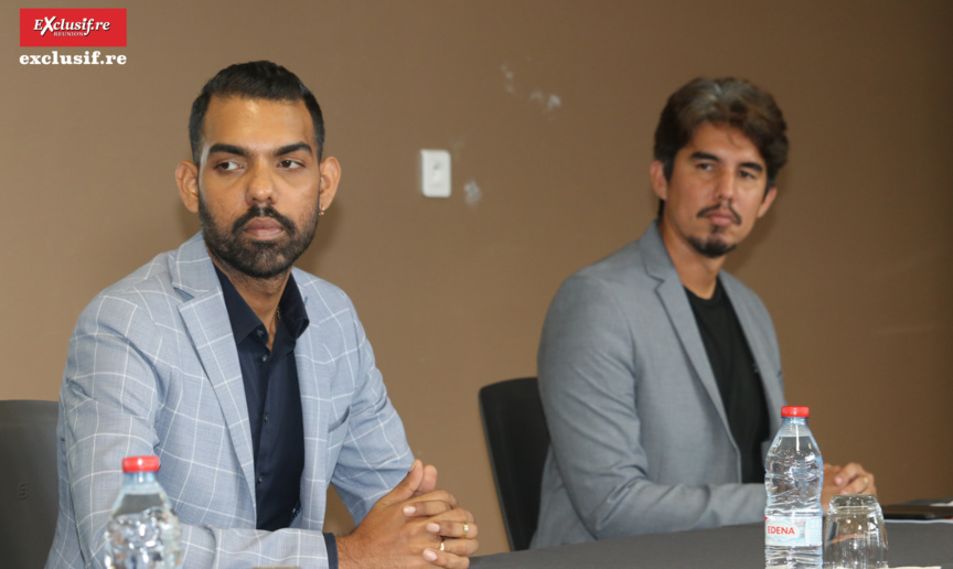 Hermann Sambenoun, élu de la Cinor, et Jean-Max Boyer, conseiller municipal Hermann Sambenoun, élu de la Cinor, et Jean-Max Boyer, conseiller municipal