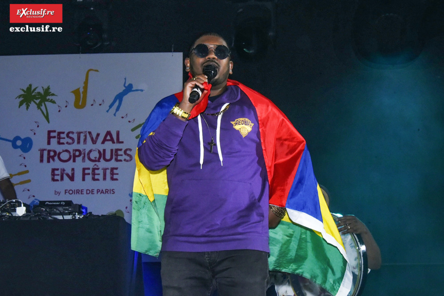 Concert de Christopher Warren Permal (Ile Maurice) au Festival Tropiques en fête", Parc des expositions, Porte de Versailles.