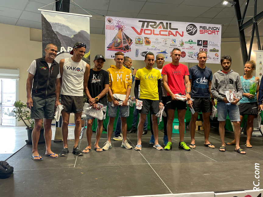 Ces Messieurs sont dans le top 10 du Trail du Volcan 2022