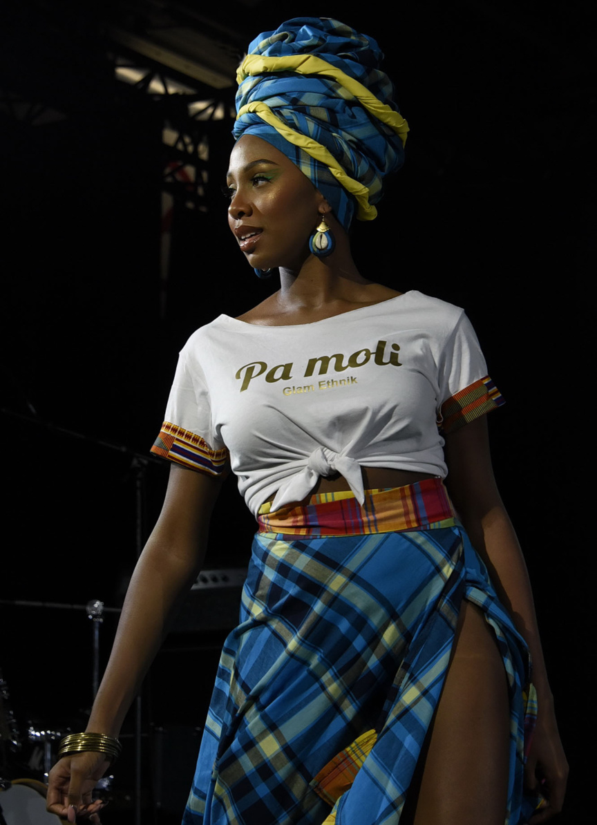 Ludivine Edmond, Miss Guadeloupe 2021, a ouvert le défilé