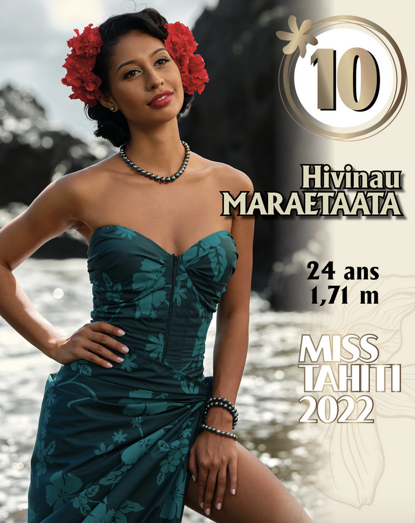 Miss Tahiti 2022: les 10 candidates sont...