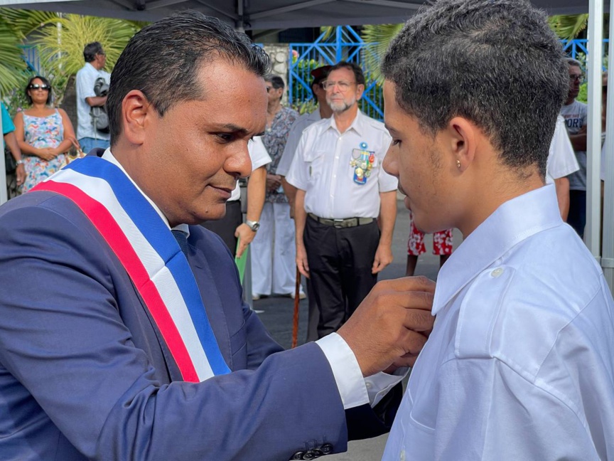 Loïc Boyer, porte drapeau depuis 3 ans