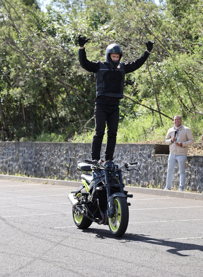 Démonstration acrobatique...