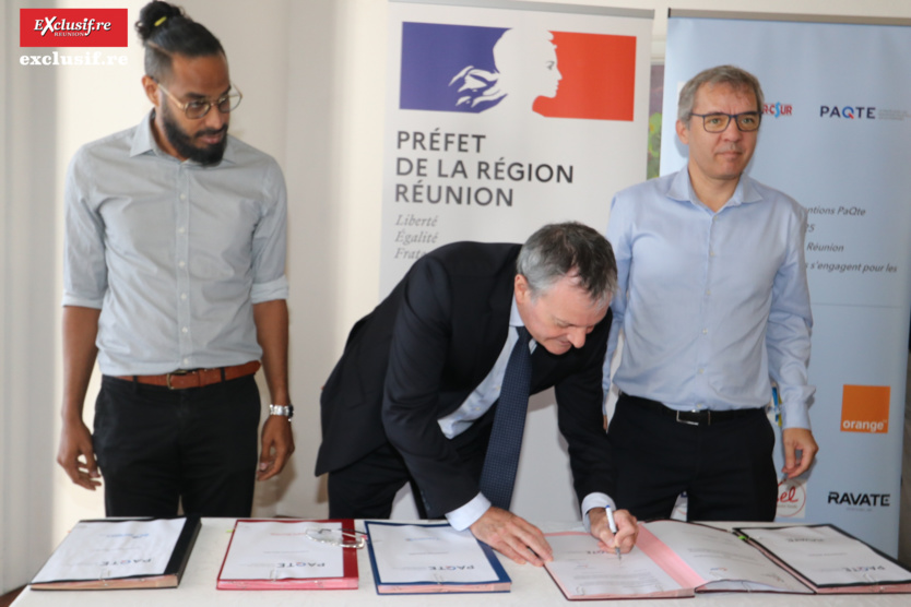 Signature des conventions PAQTE (Pacte avec les Quartiers pour Toutes les Entreprises)