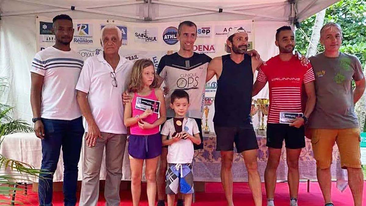 Les trois meilleurs du jour: Emmanuel Hadoux, Yannick Ombrasciano et Aurélien Dambreville félicités par les officiels