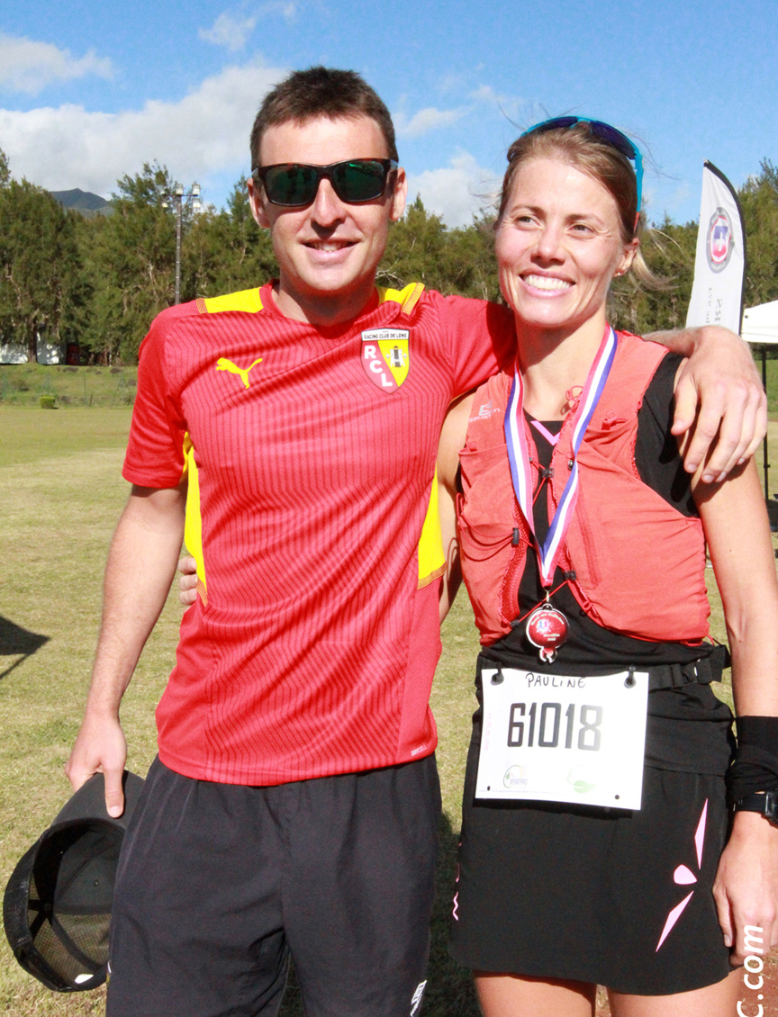 Les deux grands vainqueurs du jour : Renaud Lebrun et Pauline Winer
