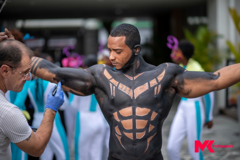 Painting: Seb body arts à Maurice pour le Festival International de l'Art Painting: Seb body arts à Maurice pour le Festival International de l'Art