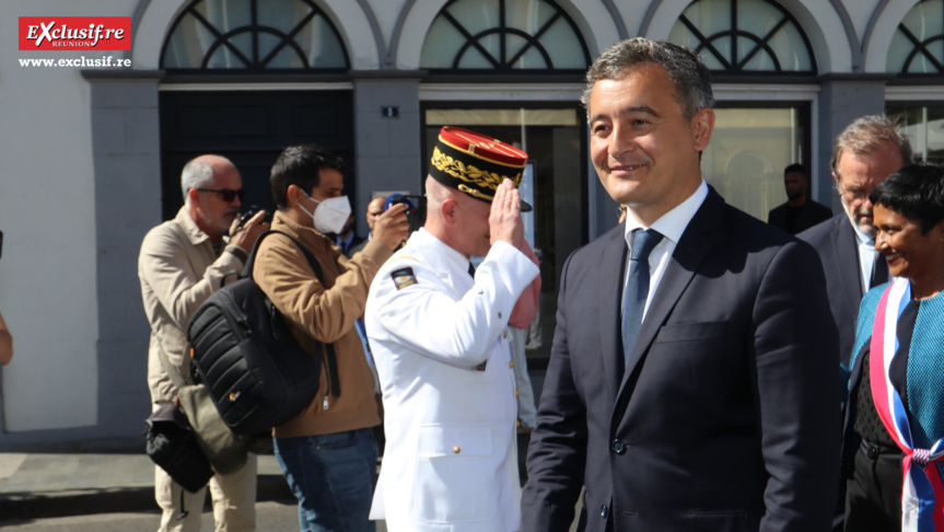 Les ministres Gérald Darmanin et Jean-François Carenco en visite