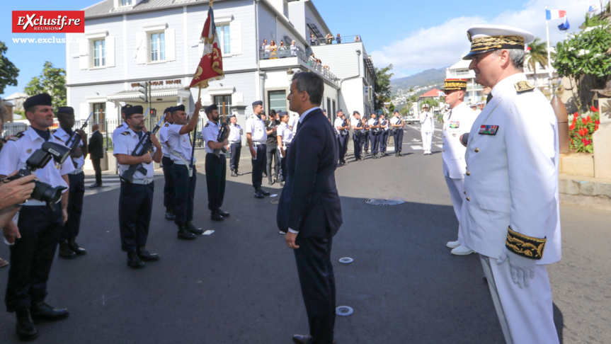 Les ministres Gérald Darmanin et Jean-François Carenco en visite