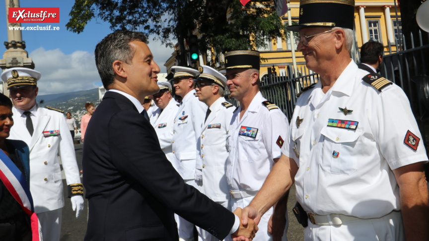 Les ministres Gérald Darmanin et Jean-François Carenco en visite