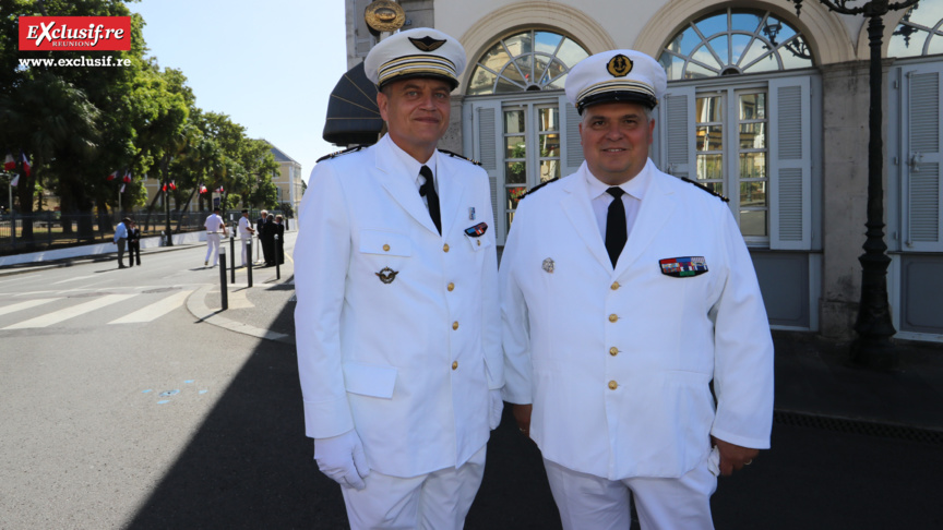 Les ministres Gérald Darmanin et Jean-François Carenco en visite