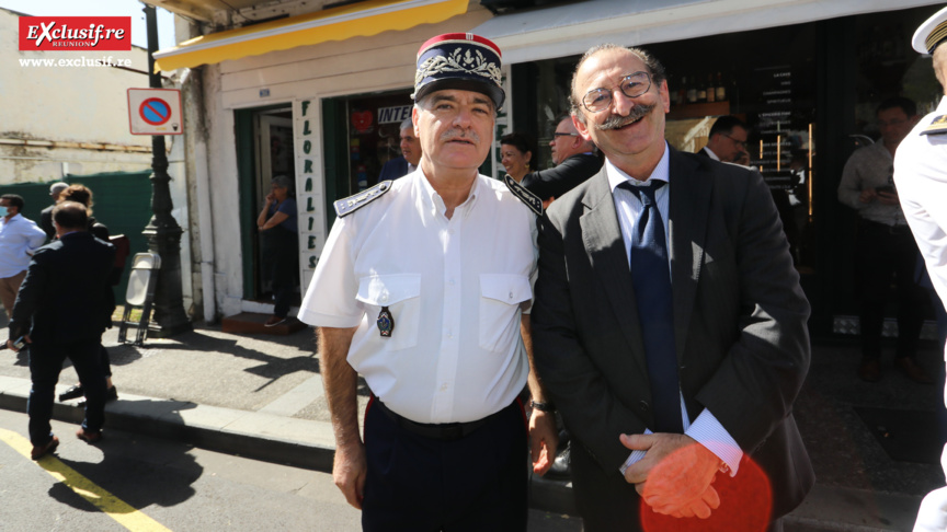 Les ministres Gérald Darmanin et Jean-François Carenco en visite