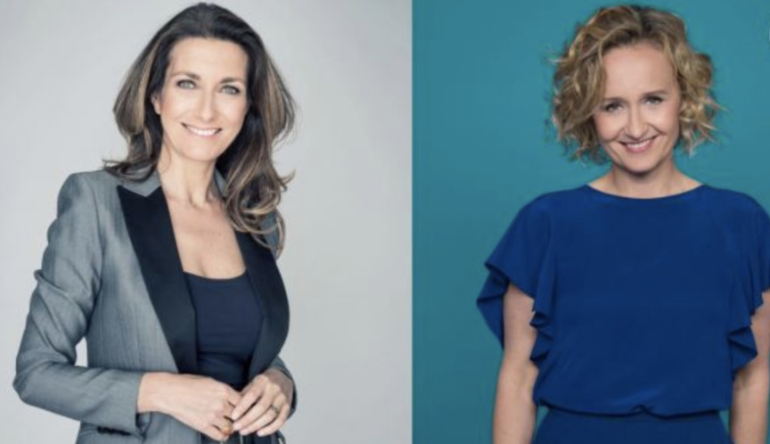 Deux femmes pour Emmanuel Macron le 14 juillet Deux femmes pour Emmanuel Macron le 14 juillet