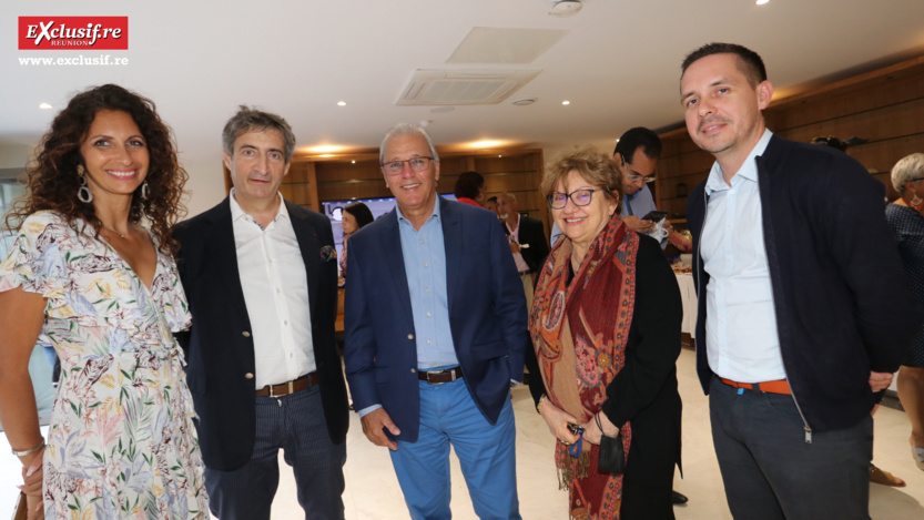 Murielle Hoarau, docteur Pierre Chenard, Maurice Gironcel, Gabrielle Fontaine, et Gilles Leperlier