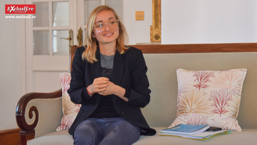Elle a rencontré la presse dans les salons de la Préfecture