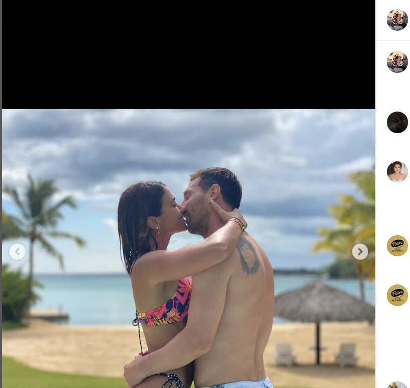 Léo Messi et son épouse Antonella: des vacances torrides!