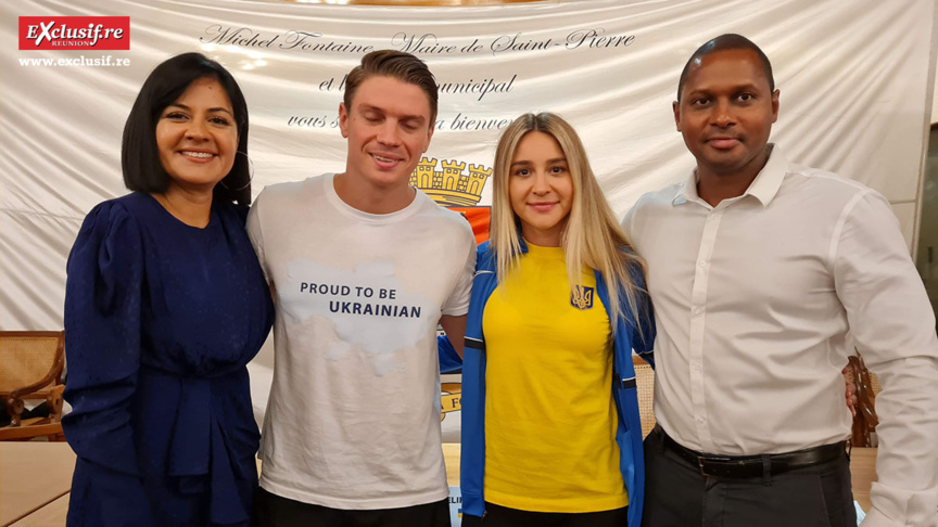 Olivia Laroque, Volodymyr Zarestkyi, Anzhelica Terliuga  et Fabrice Laroque Olivia Laroque, Volodymyr Zarestkyi, Anzhelica Terliuga  et Fabrice Laroque