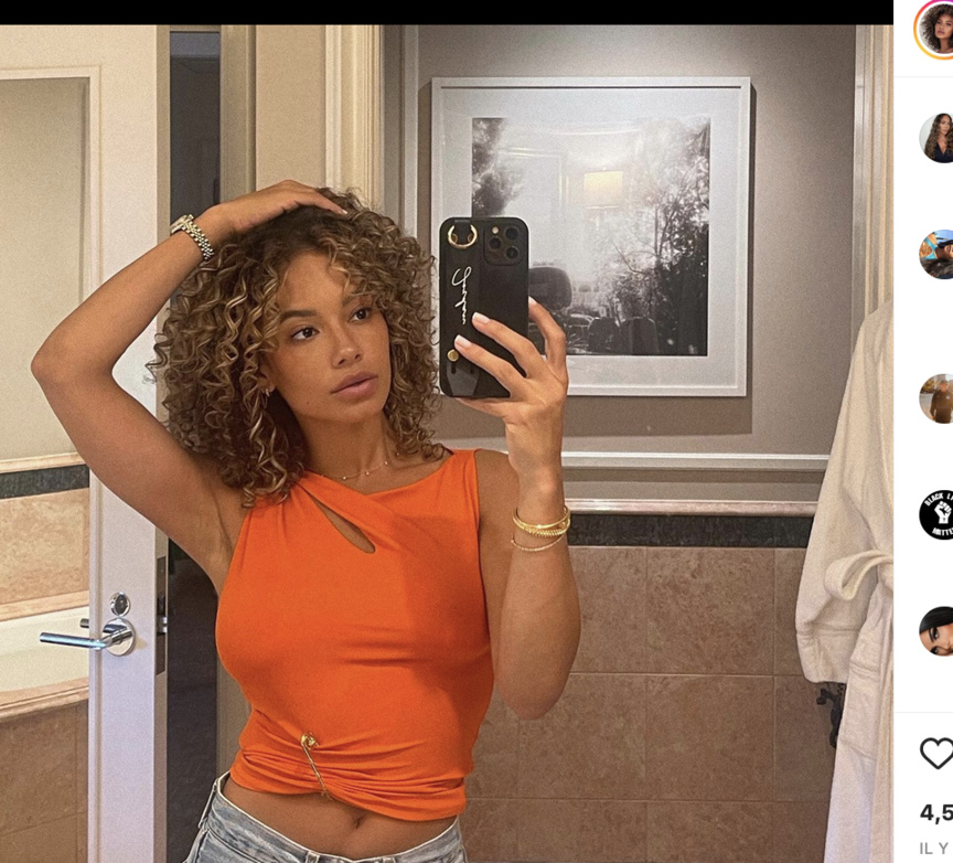 Benzema en couple avec la mannequin américaine Jordan Azuna Benzema en couple avec la mannequin américaine Jordan Azuna