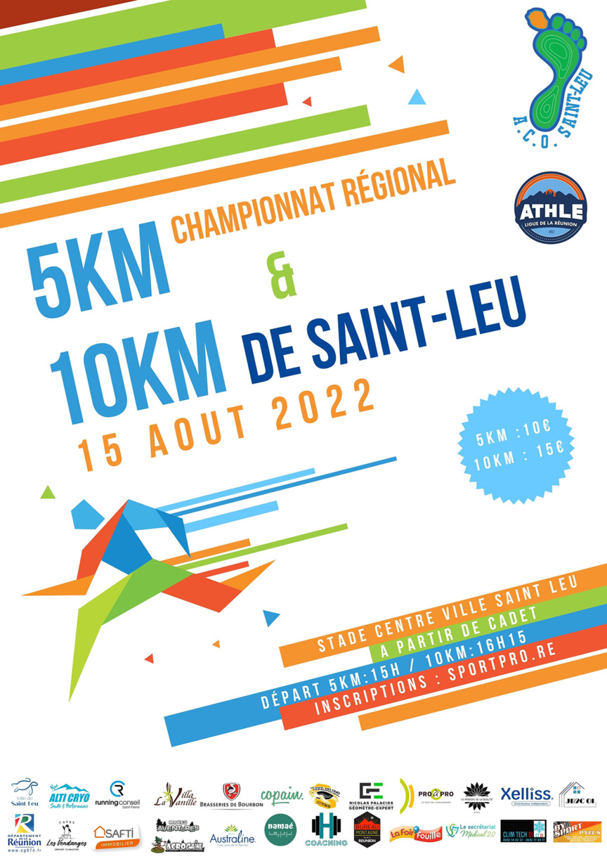 10 km de Saint-Leu: et un championnat de 5 km en valeur ajoutée   