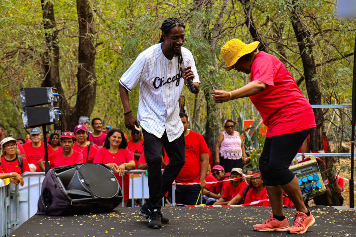 La fête sur le podium La fête sur le podium