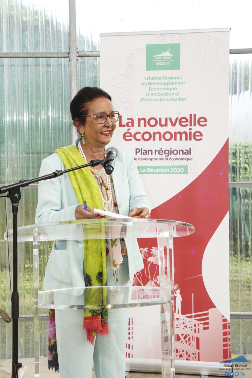 Huguette Bello a donc lancé officiellement "La nouvelle économie" Huguette Bello a donc lancé officiellement "La nouvelle économie"