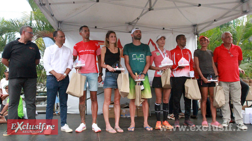 Les podiums scratch hommes et femmes