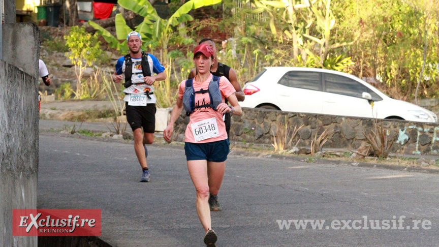 Nathalie Percheron de la Team Cilaos, 2ème Master 2