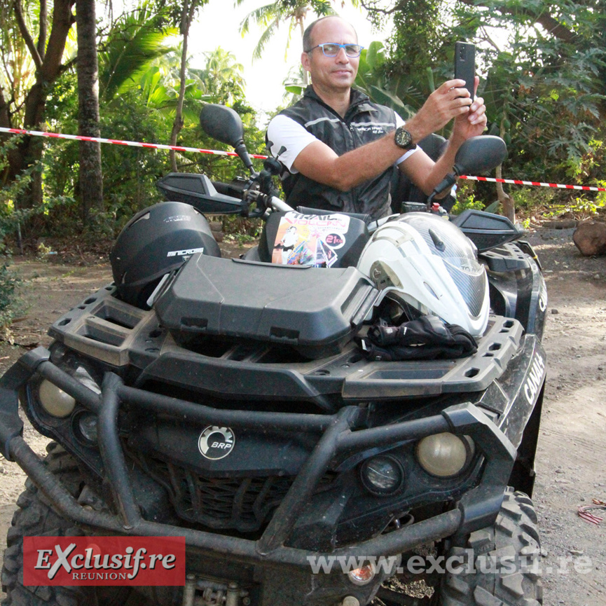 Didier Payet de RC.Com a sillonné quelques sentiers en quad