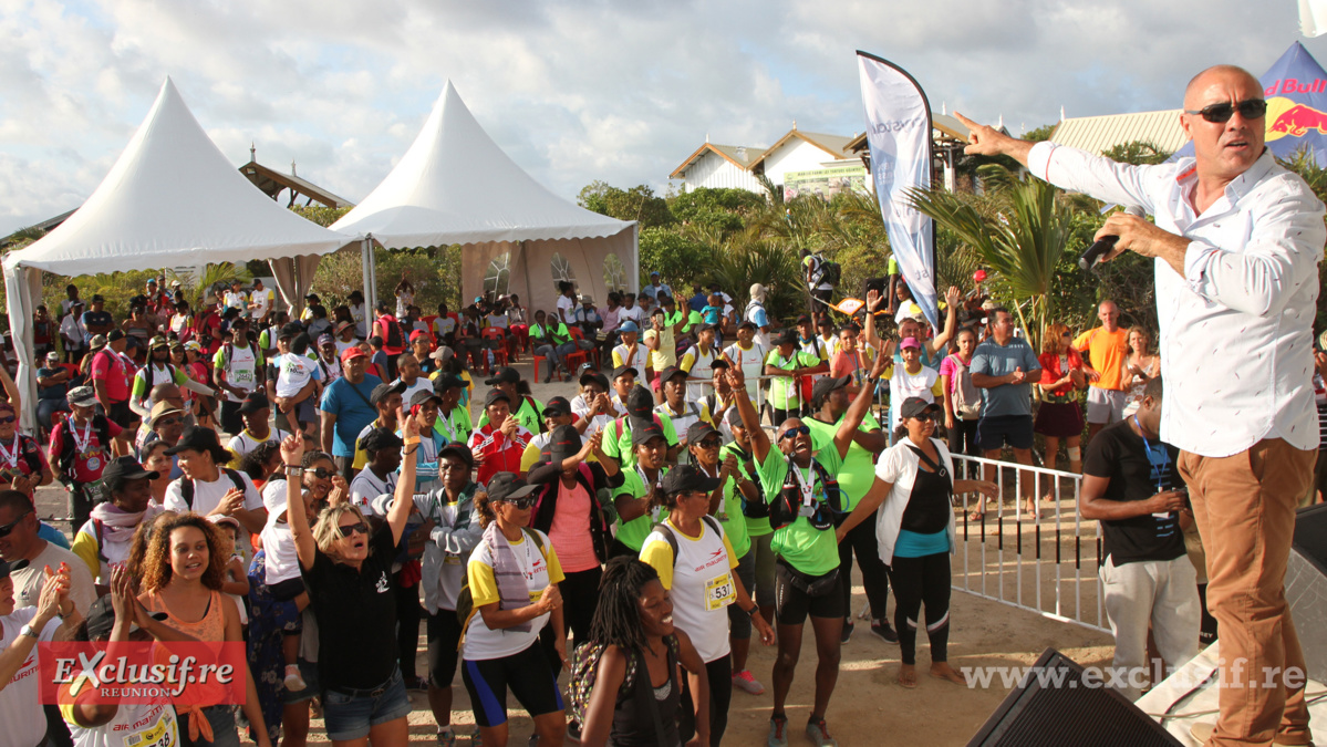 Le chanteur Dominique Barret avait animé le podium du Trail de Rodrigues 2019