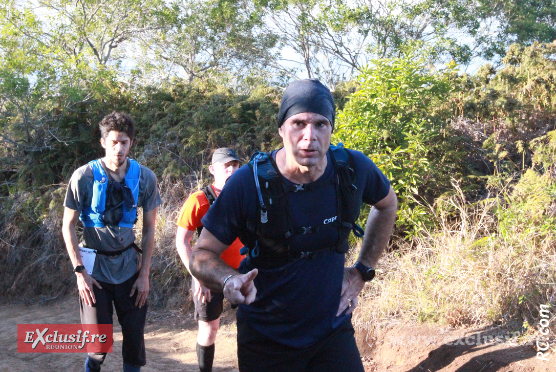 Mickaël dans le milieu du peloton s'est bien accroché