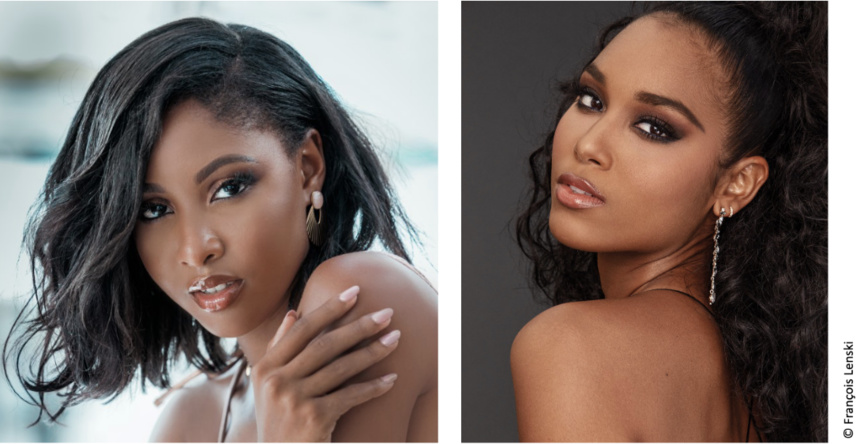 Floriane Bascou et Clémence Botino à Miss Univers et Miss Monde 2023