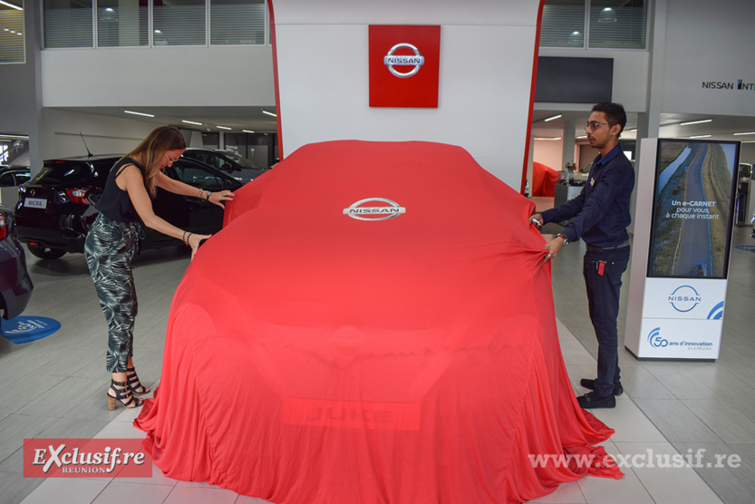 La voiture était cachée avant la présentation La voiture était cachée avant la présentation
