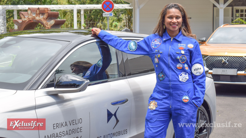 En "tenue de combat" ingénieure aérospatiale