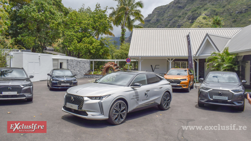 Les modèles DS exposés devant la Villa Fleurié, restaurant gastronomique du groupe Caillé Les modèles DS exposés devant la Villa Fleurié, restaurant gastronomique du groupe Caillé
