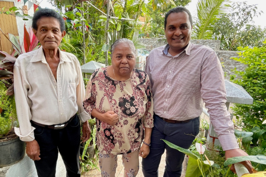 Pharisien et Céline Lamoly avec Bruno Domen Pharisien et Céline Lamoly avec Bruno Domen