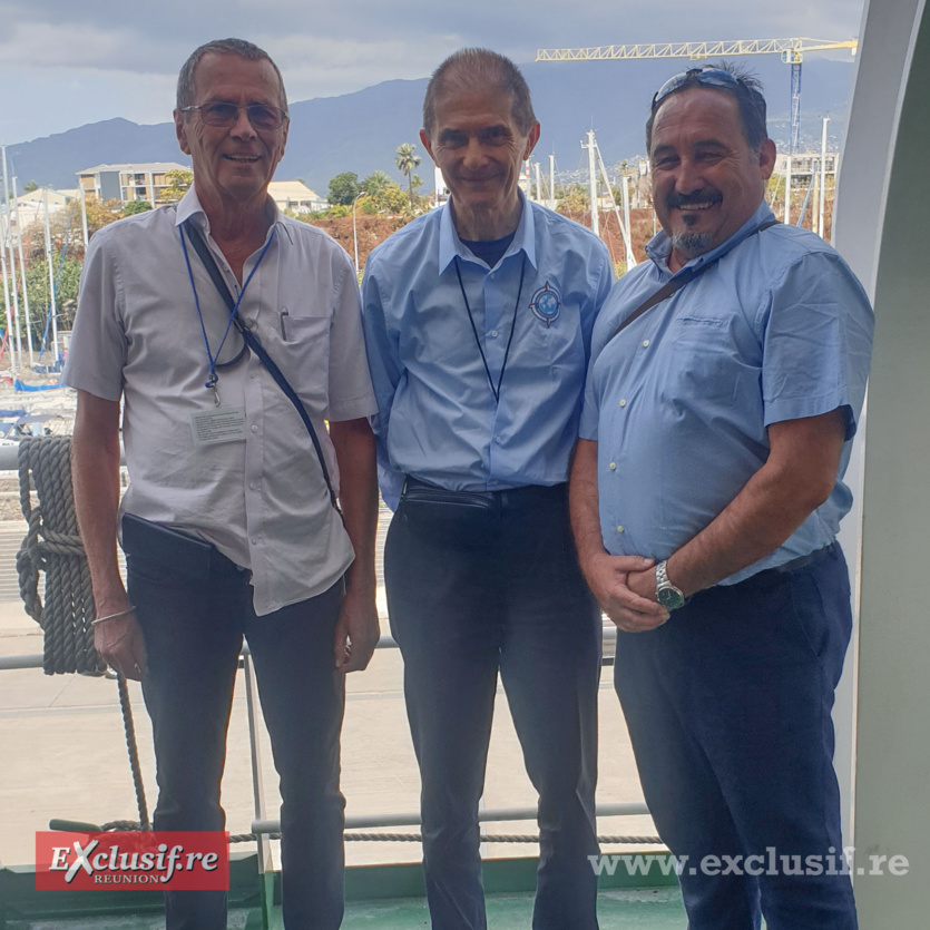 Visite du S.A. Agulhas II, navire océanographique sud-africain, au profit de la SOI-FNMM