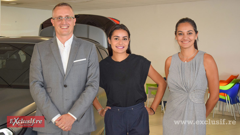 Philippe-Alexandre Rebboah, directeur général Leal Réunion, Anna Goupil, chargée marketing, et Nisha Ingar, déléguée marketing