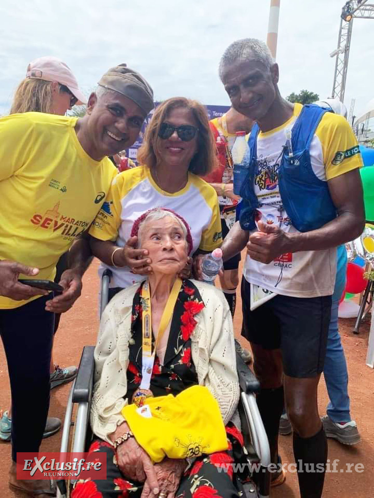 Jean-Pierre et Daniel Vee. Ce dernier est arrivé à la Redoute en poussant le fauteuil roulant de sa mère. Une belle histoire de famille!