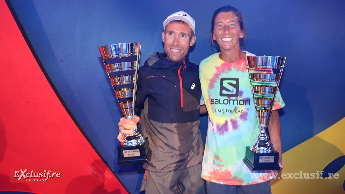 Benat Marmissolle et Courtney Dauwalter, les deux grands vainqueurs du Grand Raid 2022